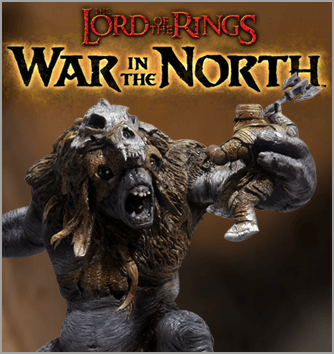 Snow Troll, Lord of the Rings, War in the North, scale size statue