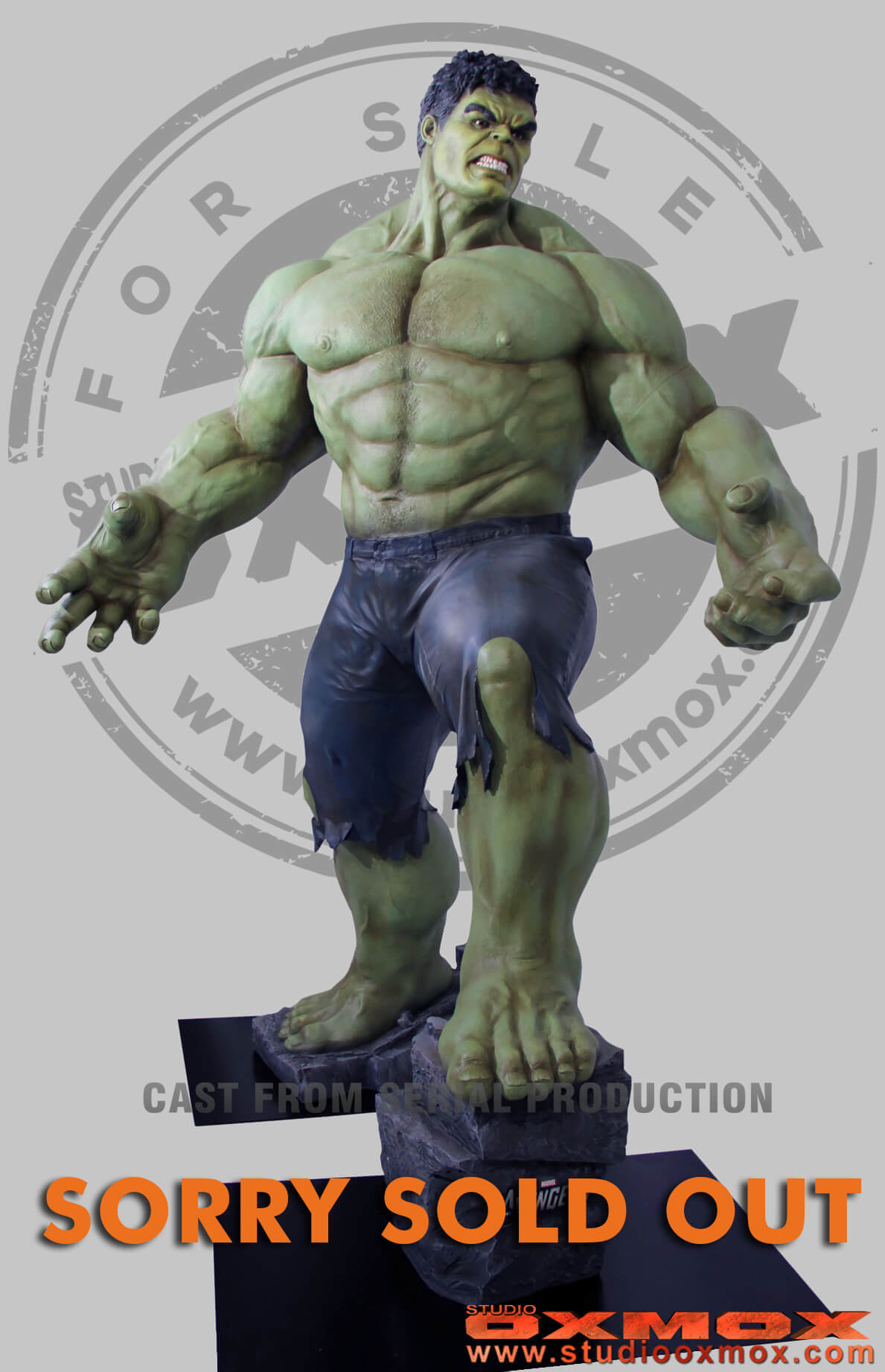 hulk avengers statue life size for sale