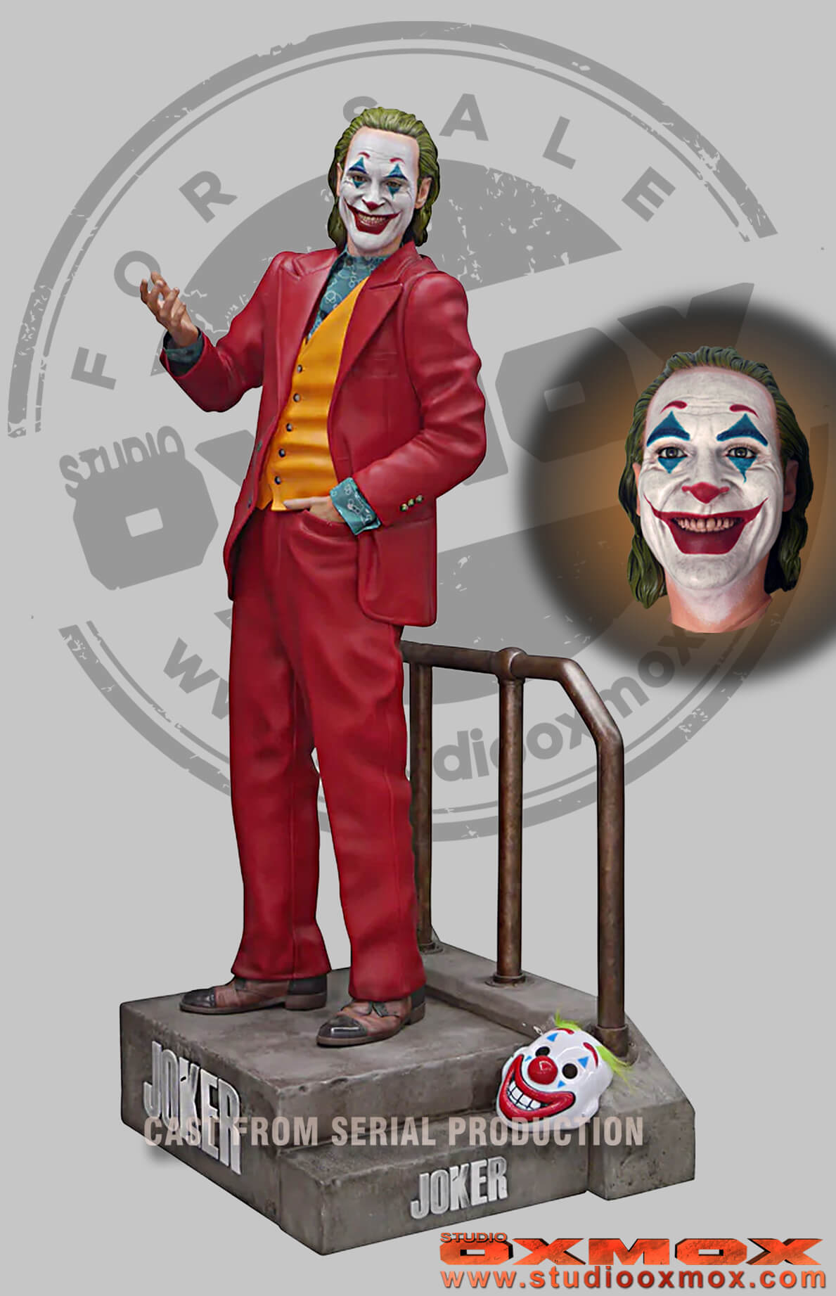 The Joker life size statue, smiley face, movie 2019