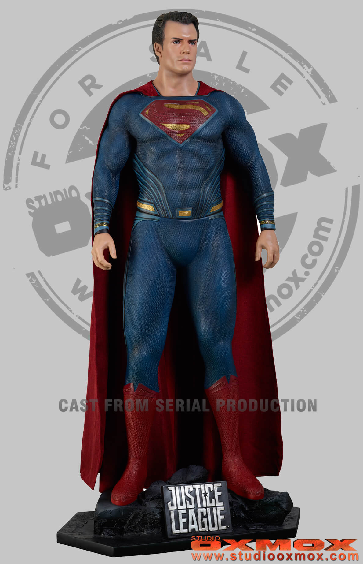 superman statue movie justice league life size for sale